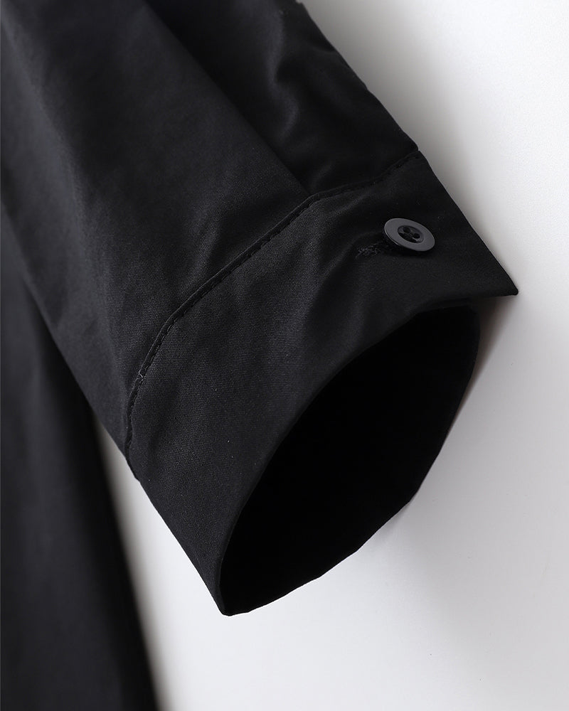 Vintage butterfly print long-sleeved shirt