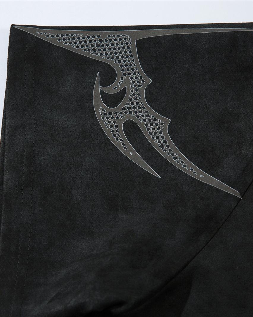 레트로 프린트 반소매