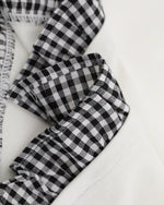 Spliced design short sleeves (women's)