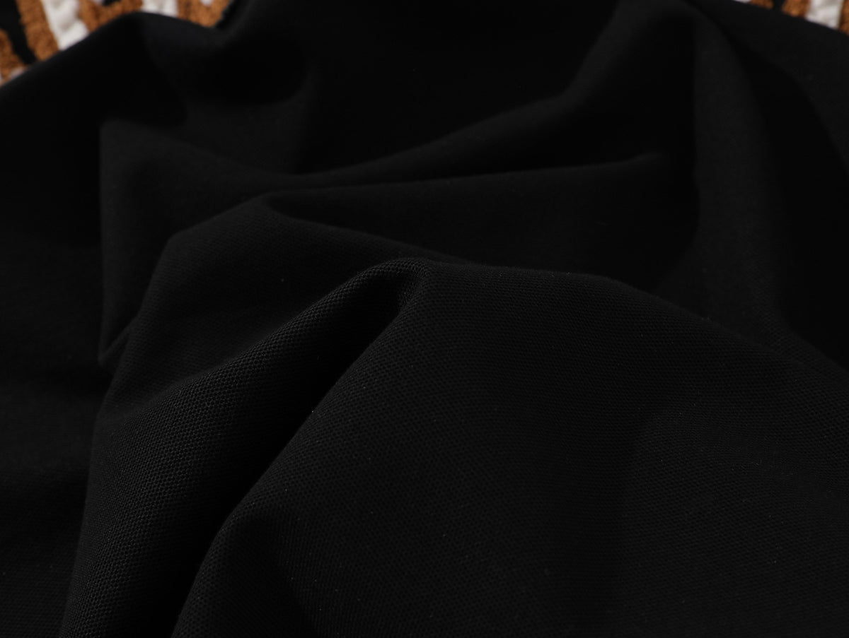 트렌디한 레터 자수 반팔