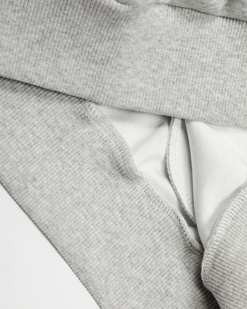 Retro hooded sweatshirt jacket