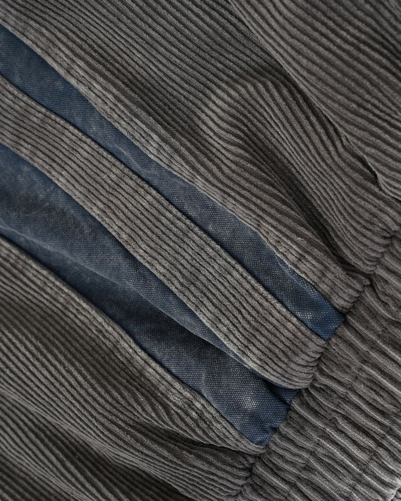 Contrast color patchwork casual jacket