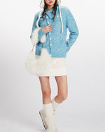 하이넥 니트 카디건(여성용)