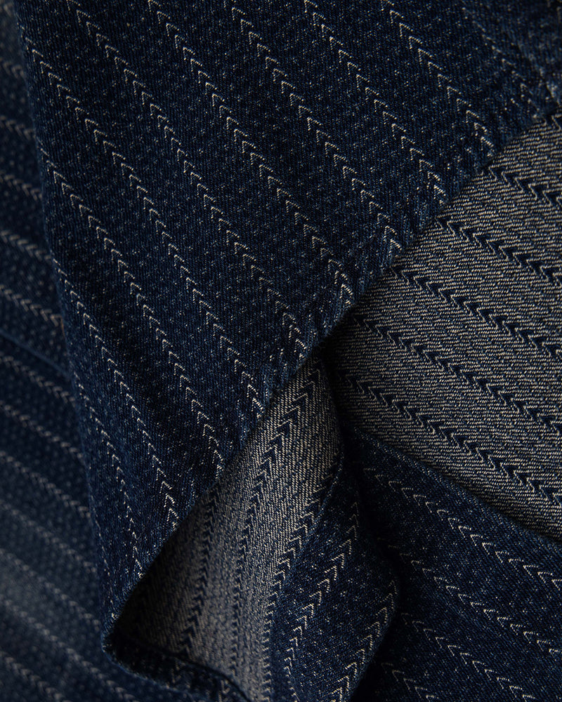 復古水洗牛仔襯衫