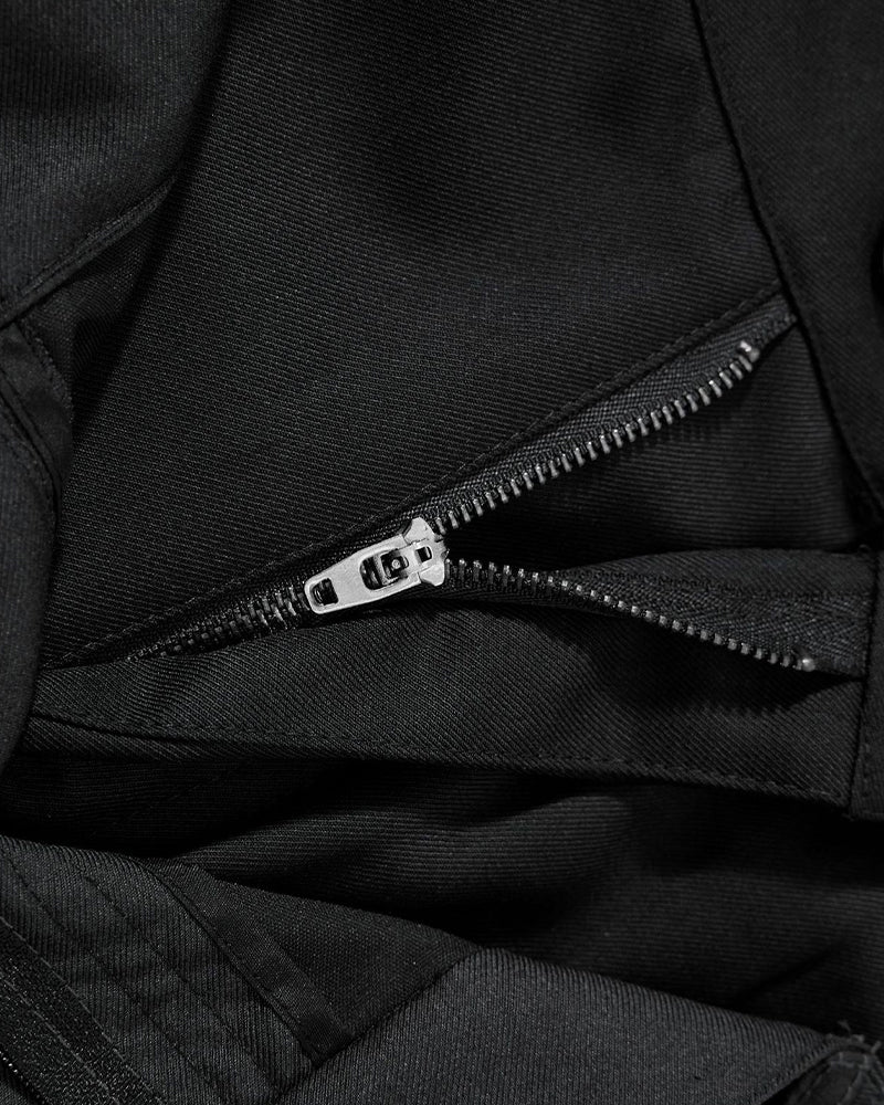 Faux two-piece casual trousers