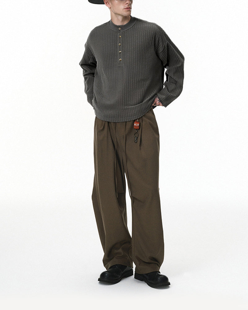 헨리 칼라 캐주얼 긴팔