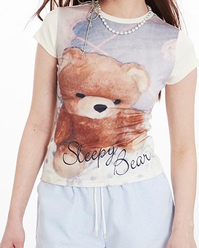 귀여운 곰 반팔