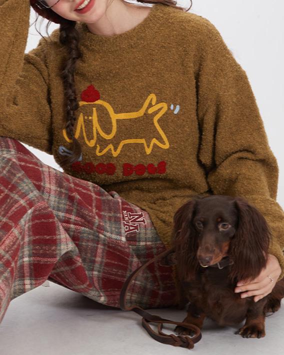 puppy knitted sweater