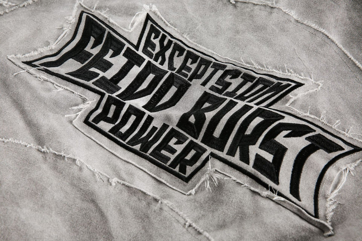 레트로 루즈 코튼 재킷