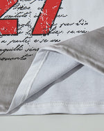 레트로 잉크젯 모터사이클 스타일 반팔