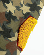 Camouflage hooded sweatshirt jacket