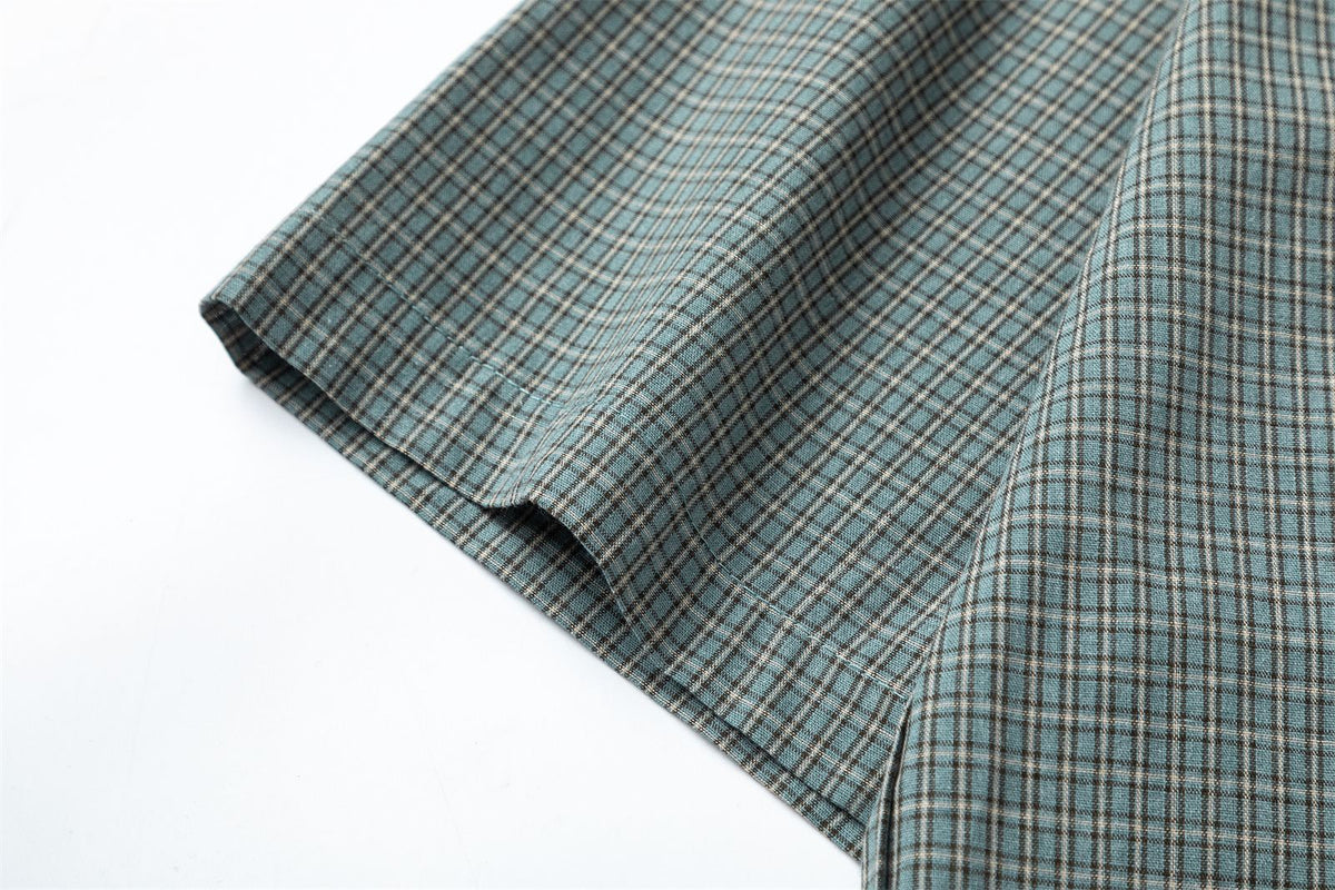 Vintage pocket short-sleeved shirt