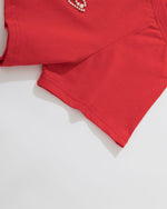 Retro off-shoulder short sleeves