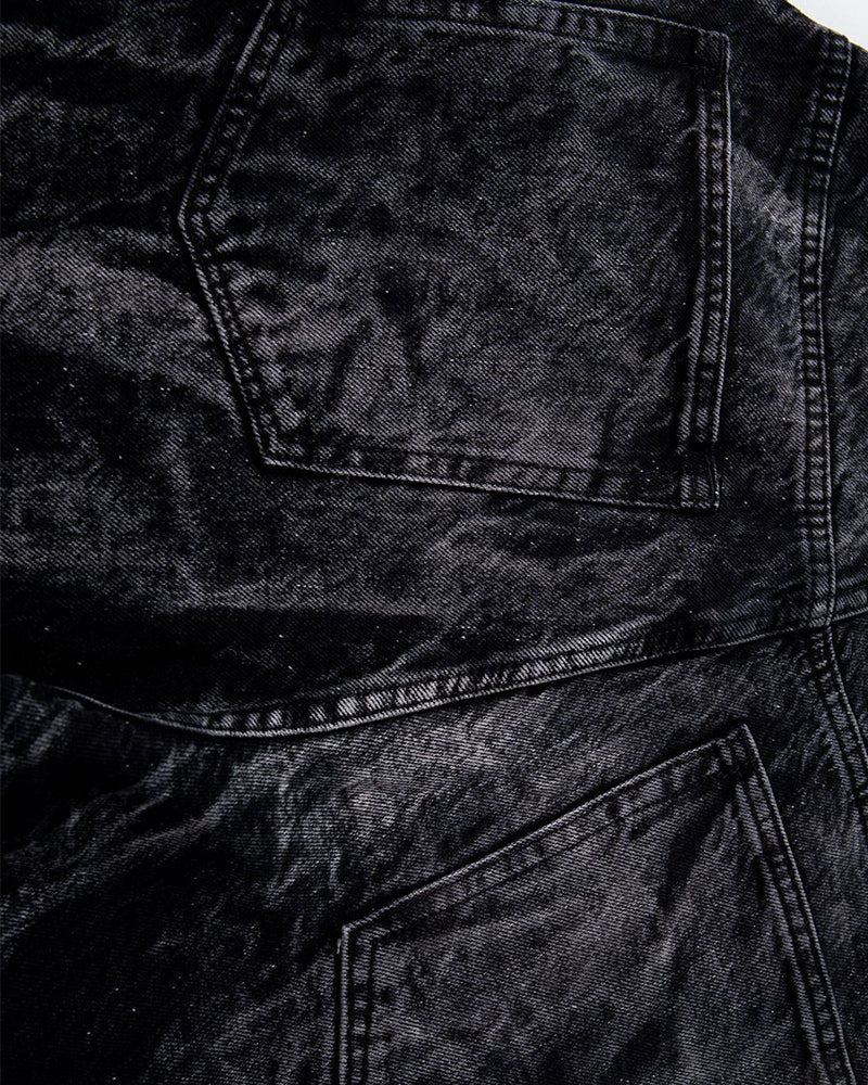 休閑個性牛仔長褲