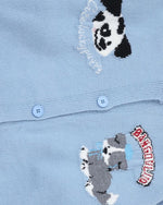 만화 강아지 스웨터