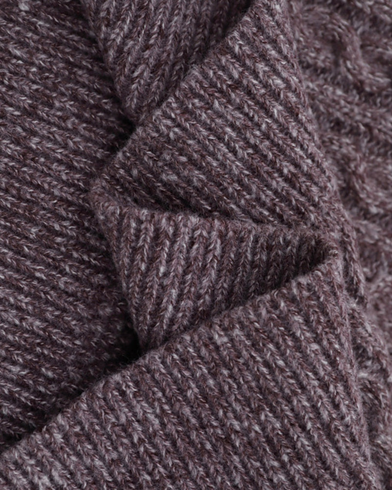 蝴蝶結麻花毛衣