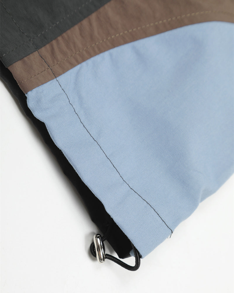 레트로 레터 후드 반팔