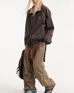 休閑寬鬆情侶外套