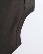 Loose contrasting short sleeves