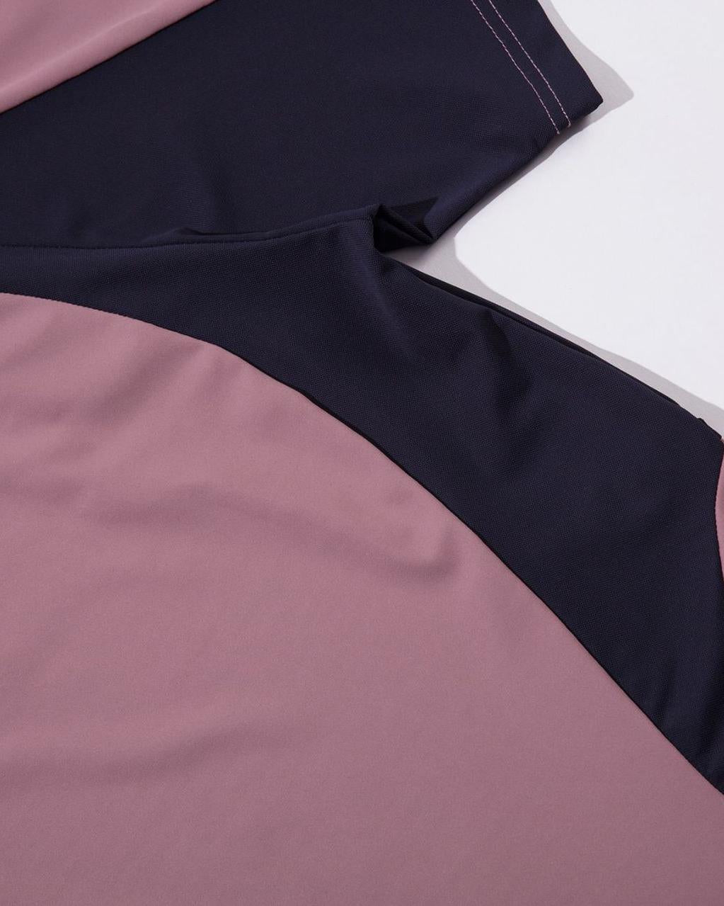 컬러블록 스포츠 반팔