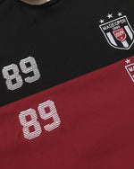 헐렁하고 심플한 짧은 소매