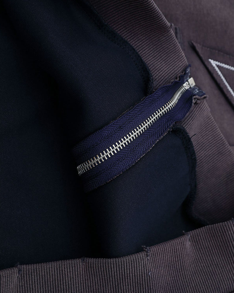 Distressed Star Hooded Sweatshirt Jacket