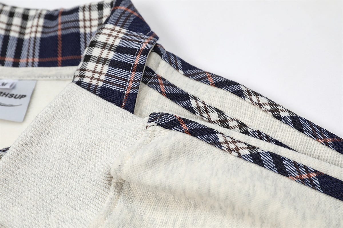 Retro letter embroidered jacket