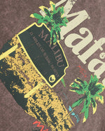 Color-blocked raglan short-sleeved shirt