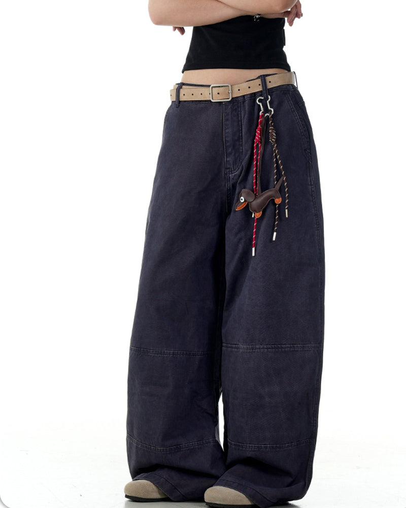 Loose Straight Overalls