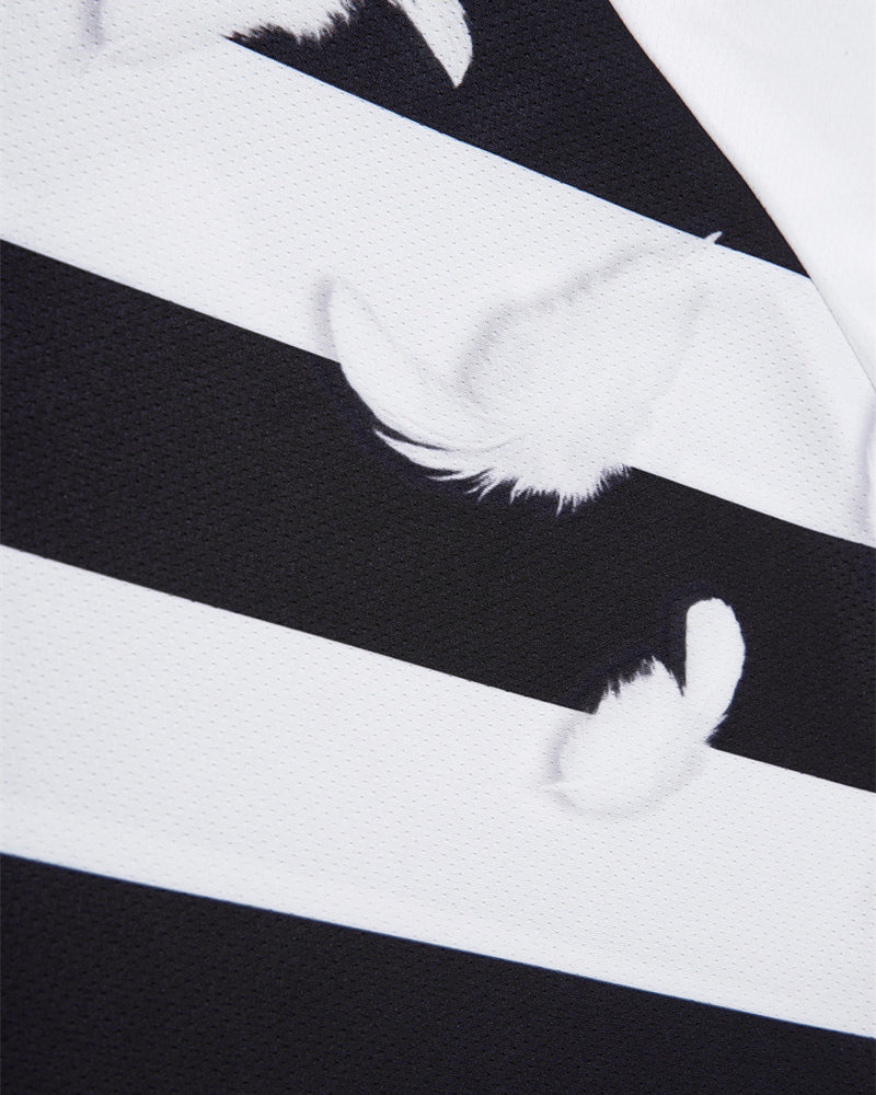 세로줄무늬 커플 반팔