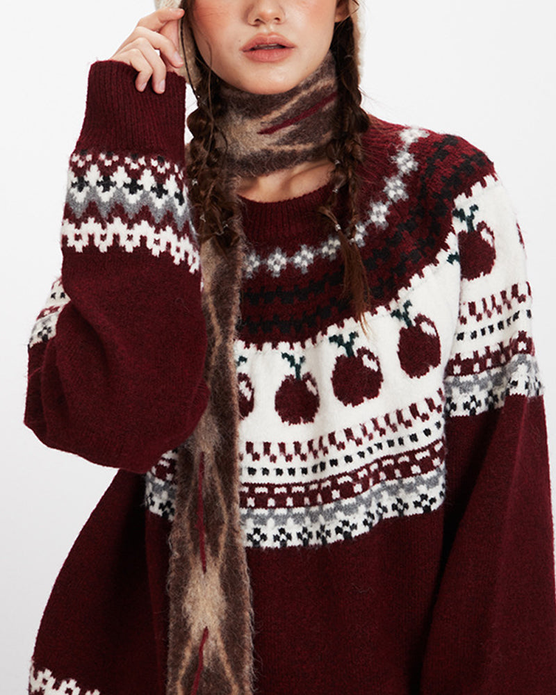 Retro Couple Knitwear