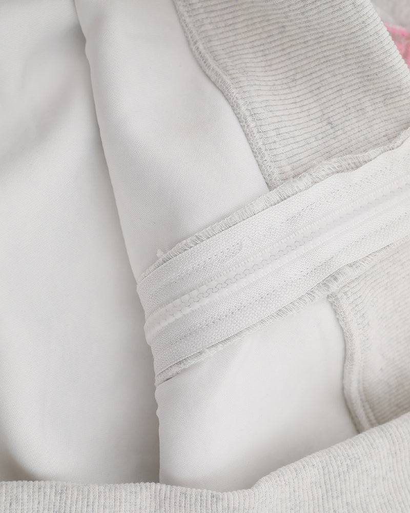 floral pattern sweatshirt