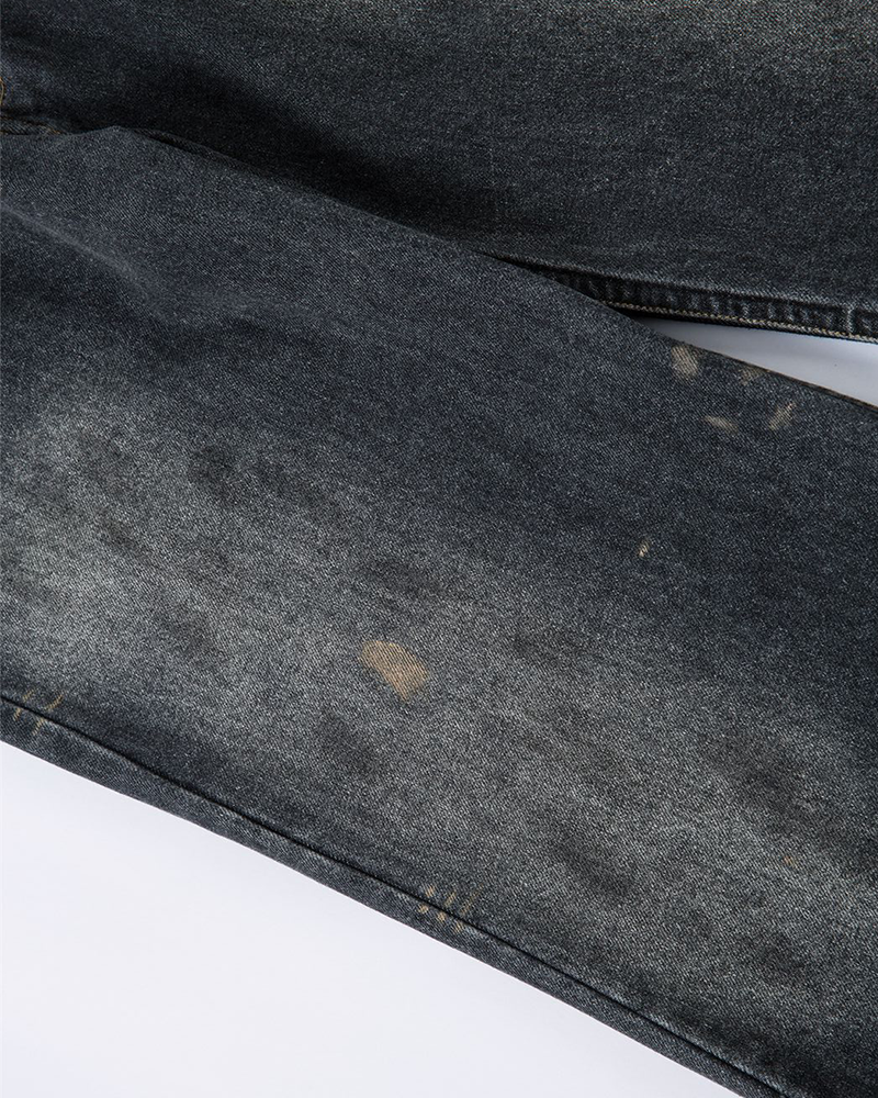 Washed gradient jeans