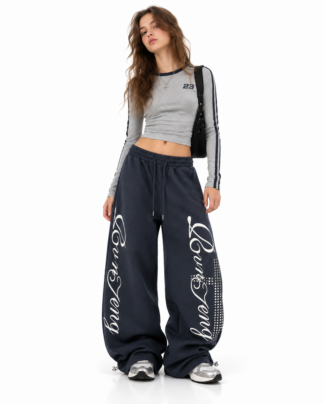 Hot diamond letter print sweatpants