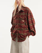 vintage plaid long sleeve shirt