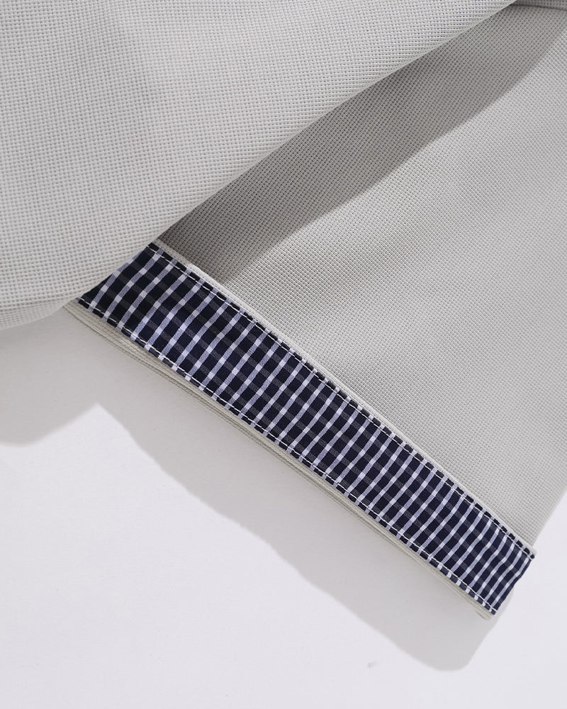 Retro embroidered short sleeves