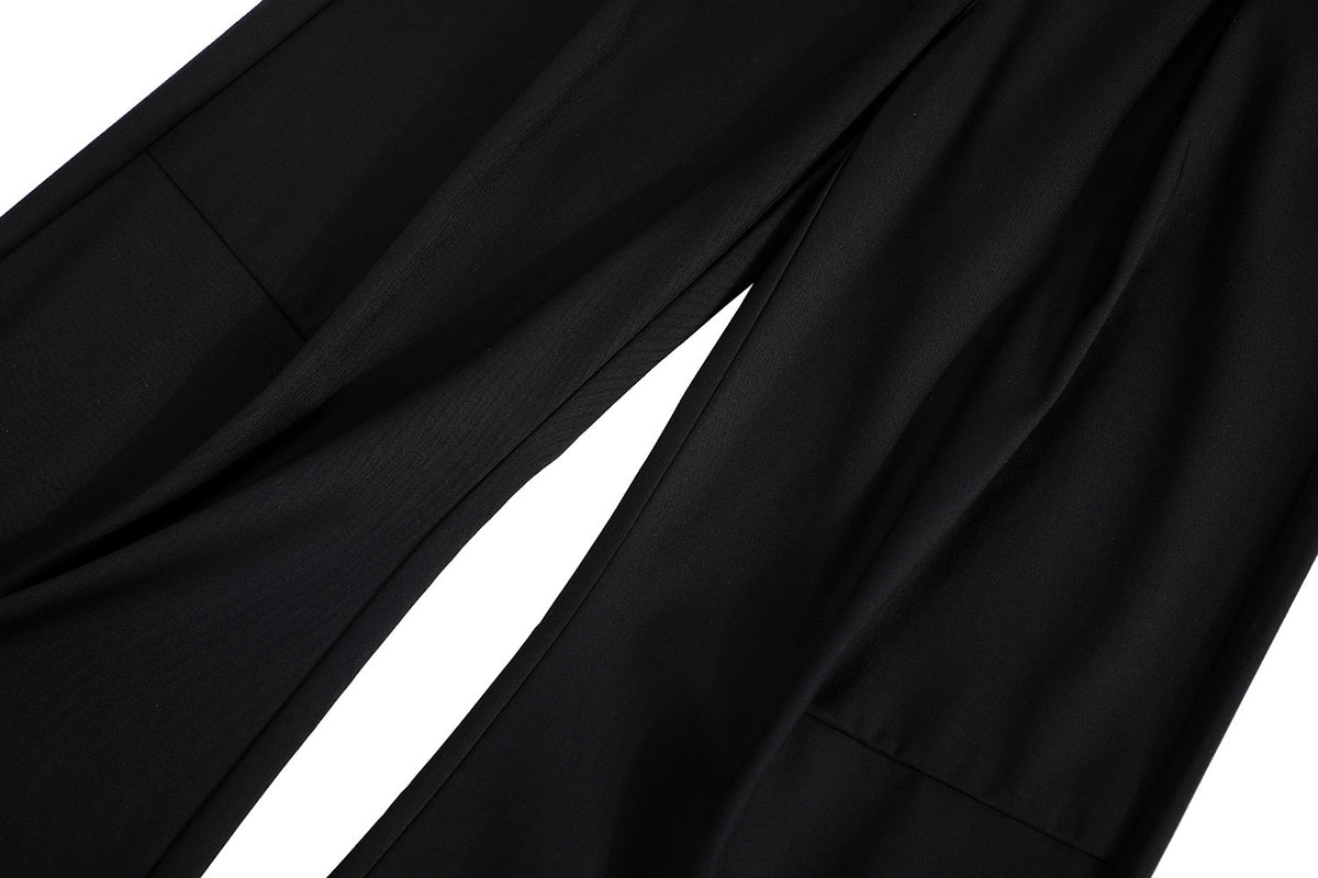 復古寬鬆直筒休閑褲