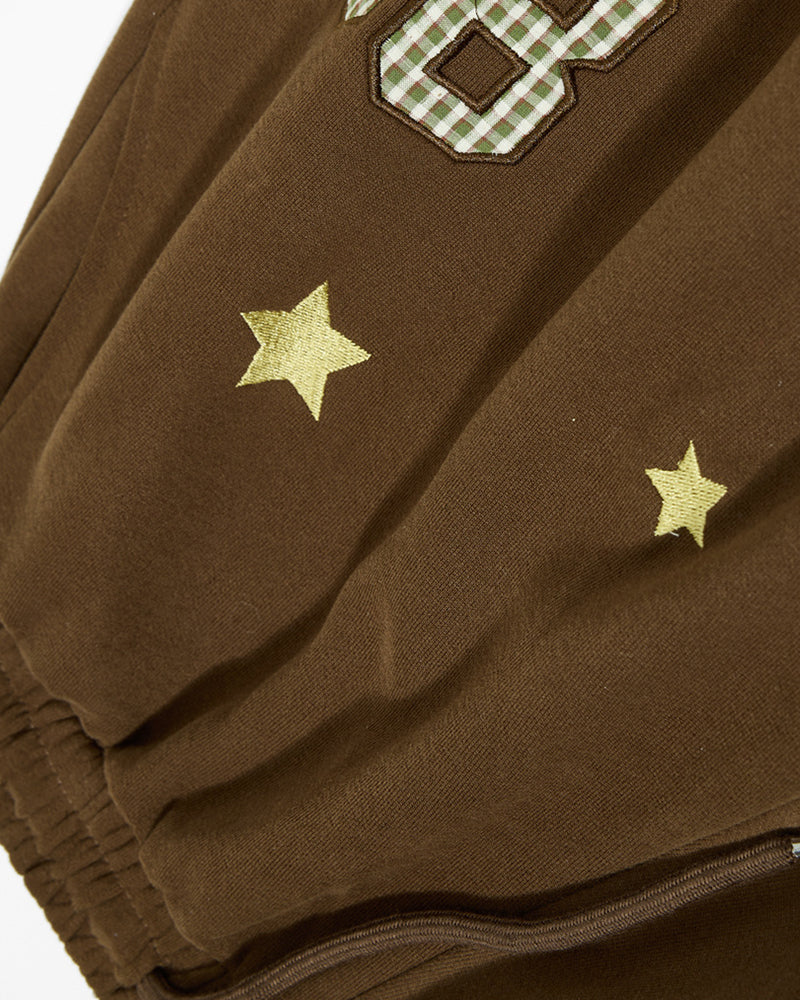 復古字母休閑褲