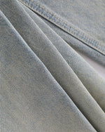 水洗直筒牛仔褲