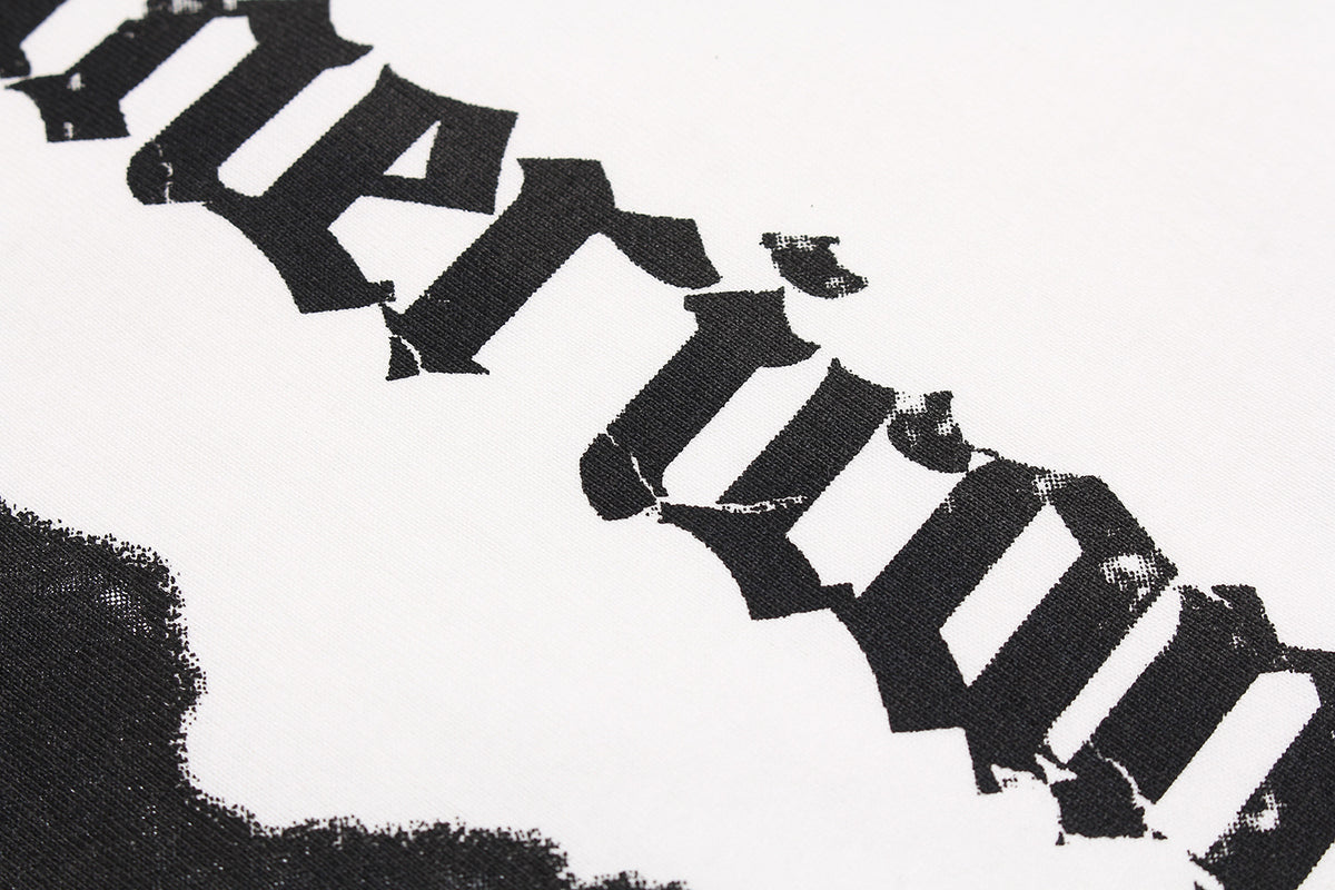 Retro loose printed short sleeves