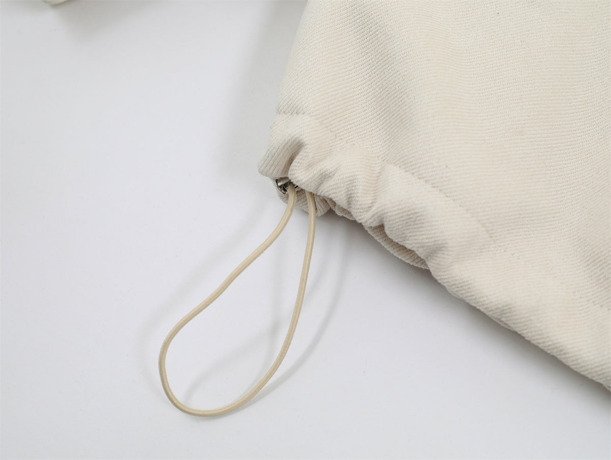 vintage badge stand collar jacket