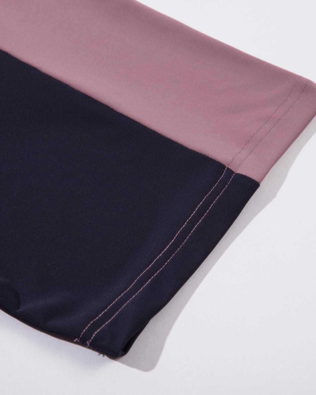 컬러블록 스포츠 반팔