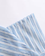 Striped Tie Short Sleeve Shirt