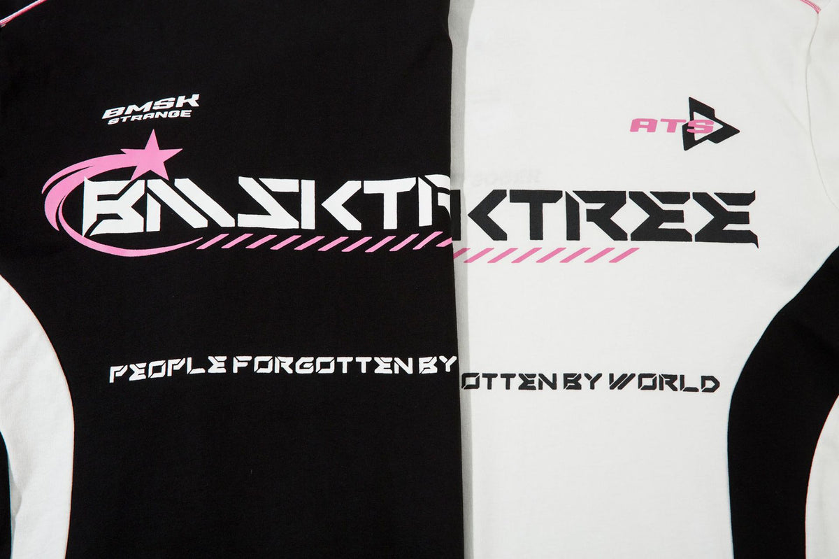 Retro contrast print long sleeves