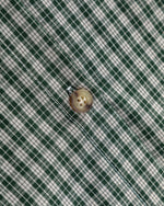 簡約格紋短袖襯衫