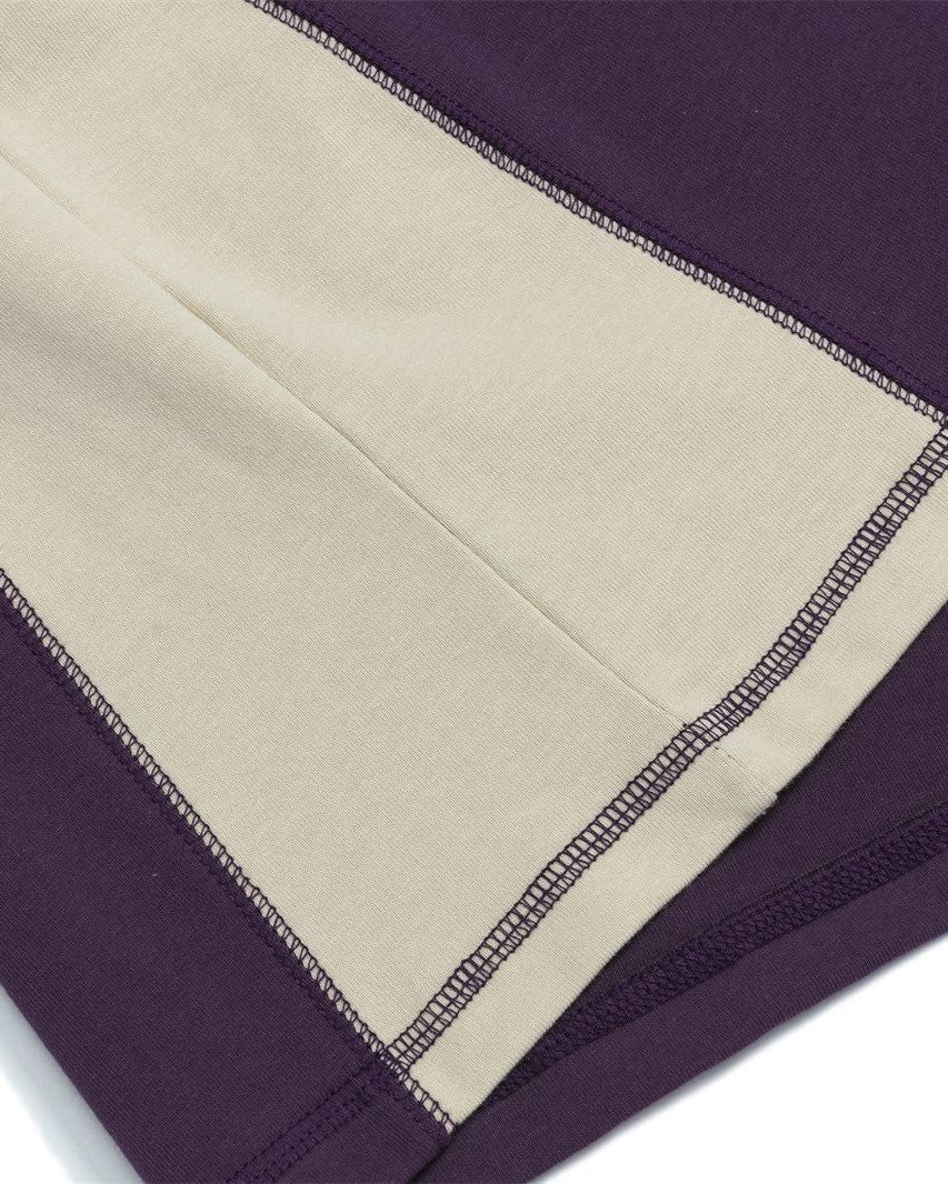 레트로 콘트라스트 컬러 블록 반팔