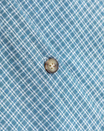 復古格紋短袖襯衫