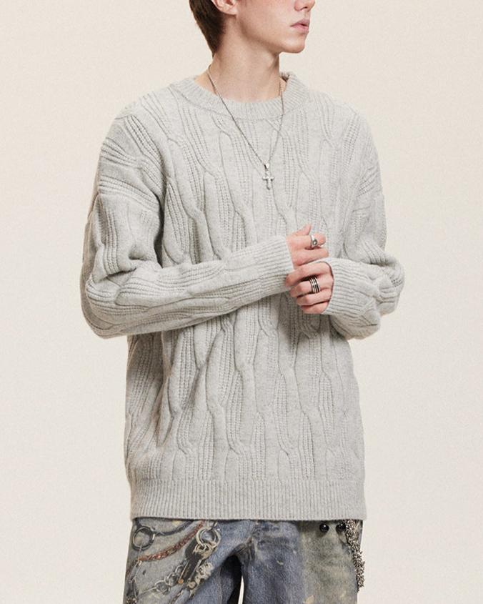 Vintage pullover knit sweater