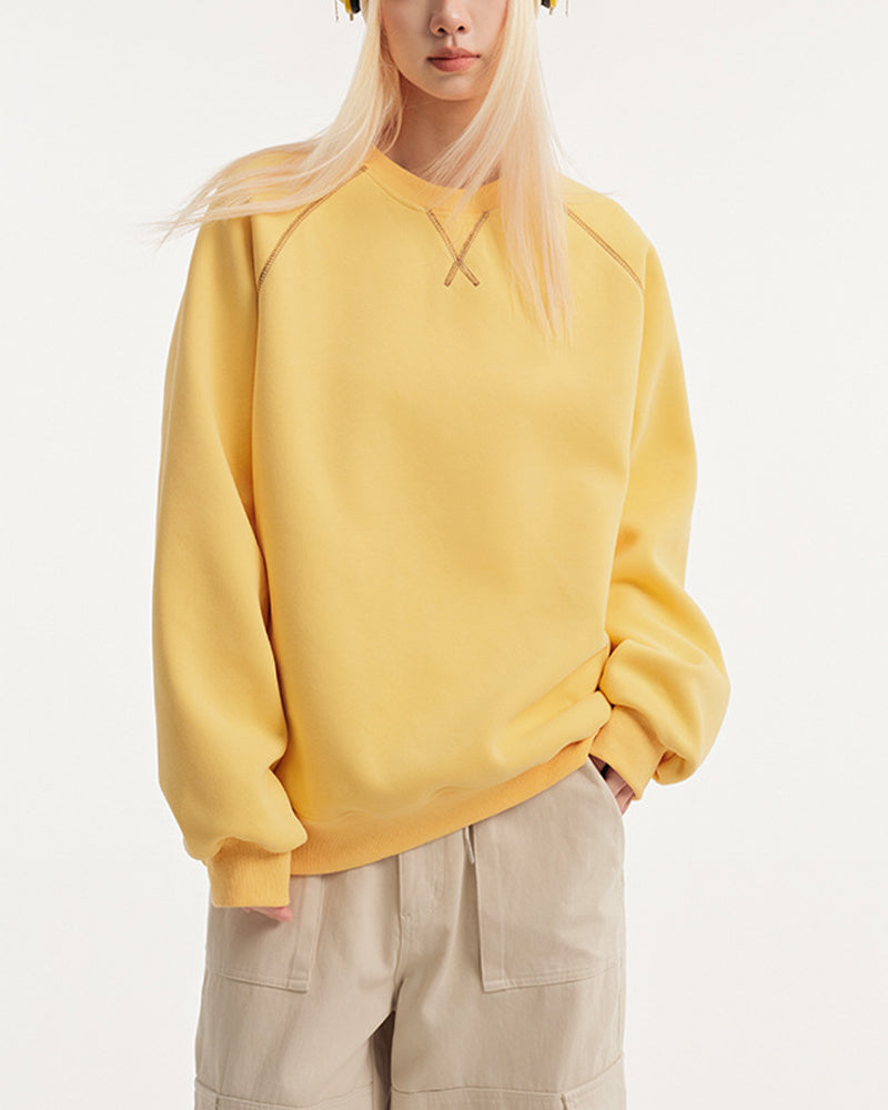 簡約寬鬆休閑衛衣