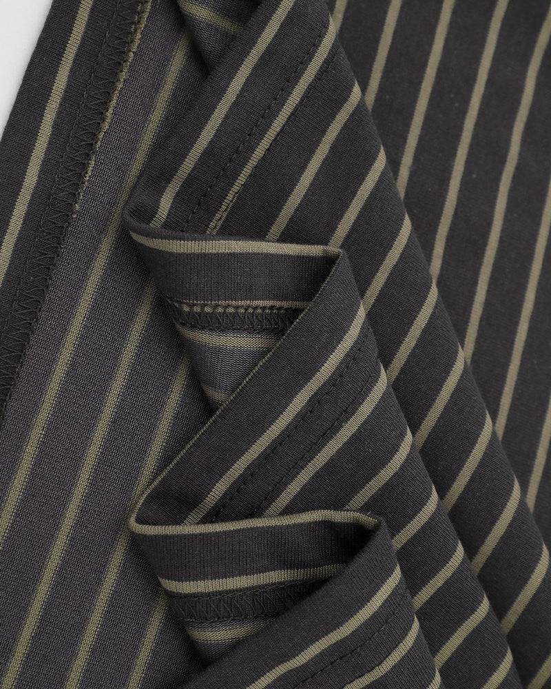 Retro striped long sleeve